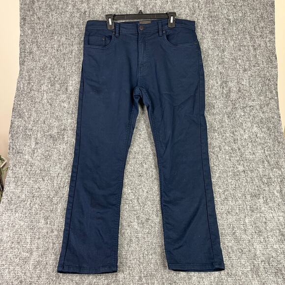 Jachs New York Pants Mens 36 Stretch Straight Leg Business Casual Preppy Club - Picture 1 of 9